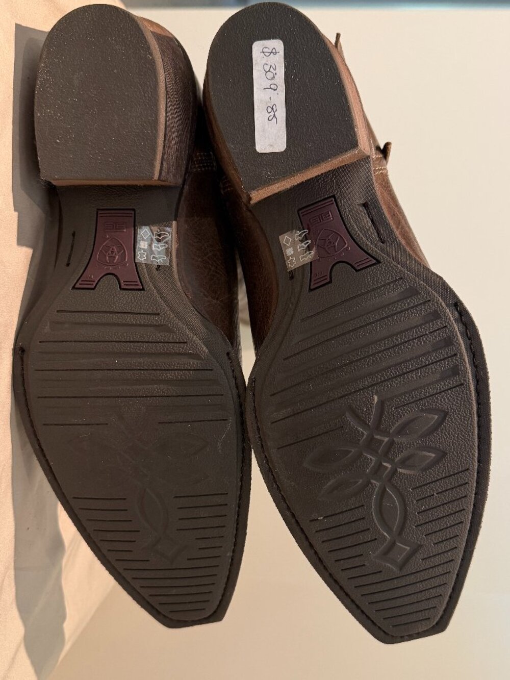 Ariat Tallulah Western Boots in Brown Leather with Tassels - Size 9 - Picture 8 of 12